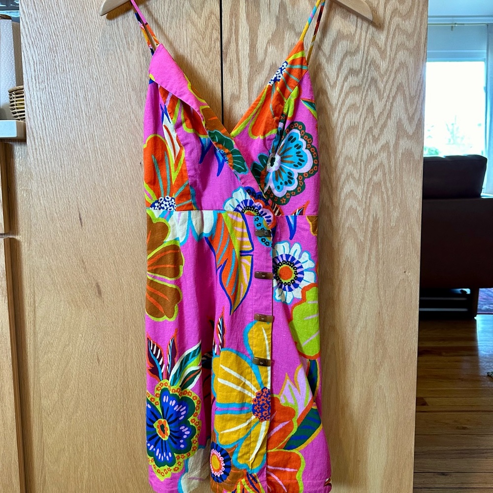 FARM Rio floral print mini dress
